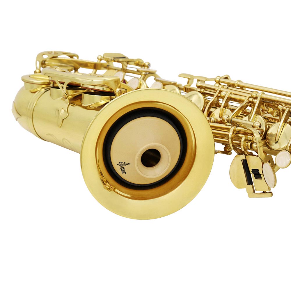 Altsaxofoon Demper Houtblazers Muziekinstrument Accessoires Ronde Lichtgewicht ABS Mute Demper voor Altsaxofoon