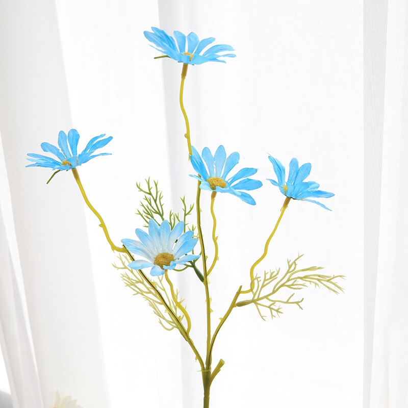 52cm biała stokrotka nietkane materiały bukiet kwiatów sztuczne kwiaty wysokiej jakości walentynki akcesoria robić dekoracji wnętrz ślub: SMTXCJ011