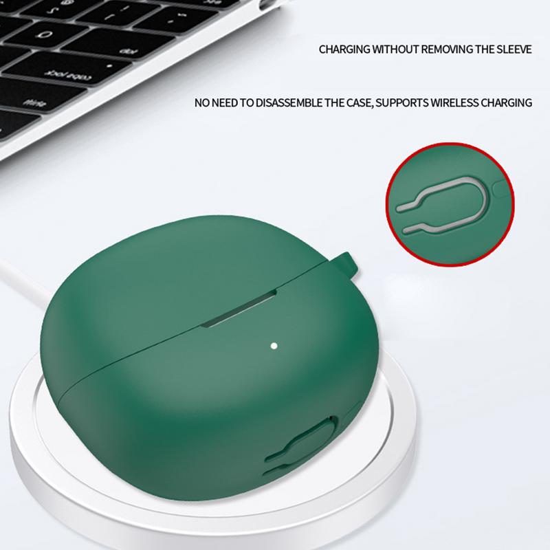 Soft TPU Case For QCY Melobuds Pro Anti Dustproof Earphone Charging Case Protective Shell Silicone Scratch-Resistant