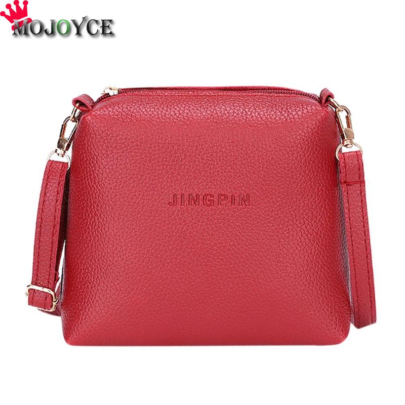 Vrouwen Handtassen Pu Leer Vrouwelijke Messenger Bags Smart Lady Casual Mini Schoudertas Meisje Crossbody Tas Chain