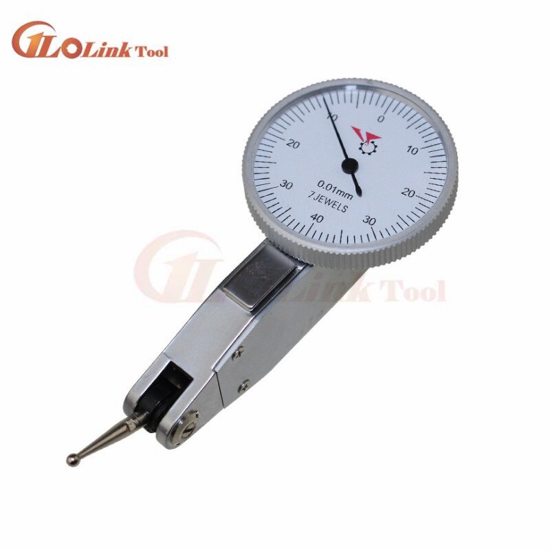 0-0.8mm 0.01mm Dial Test Indicator With 7 Jewels Dial Gauge Dial Indicator High accuracy
