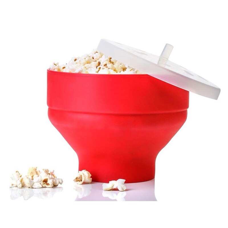 Bol À Popcorn Pour Micro-Ondes, Popcorn Pliable, Petit Bol À Popcorn