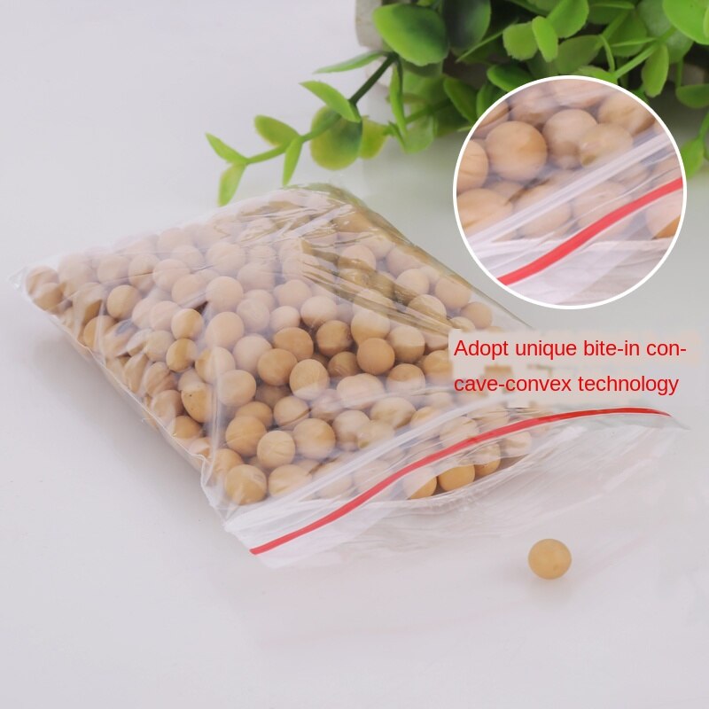Mini ziplock pose gennemsigtig plastik pose plast emballage pose 5 x 7cm ekstra tyk 0.2mm smykke pille emballage pose forseglet pose