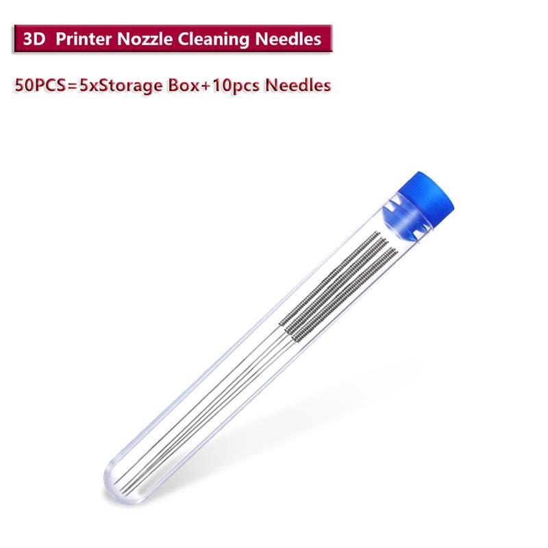 10/50/100 stücke 3D Drucker Teile Düse Reinigung Nadeln Kit Edelstahl 0,2mm 0,25mm 0,3mm 0,35mm 0,4mm Nadeln Für V6 Düse: 0.25mm / 50pcs Needles
