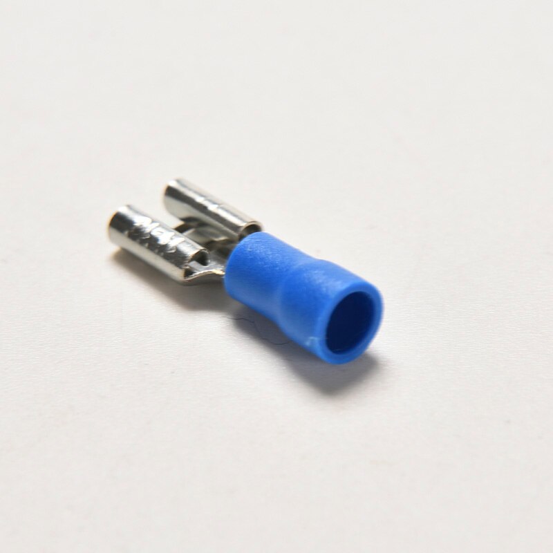 Blue 14-16AWG Insulated Spade Crimp Wire Cable Connector Terminal Female Kit Electrical Crimp Terminal 20PCS