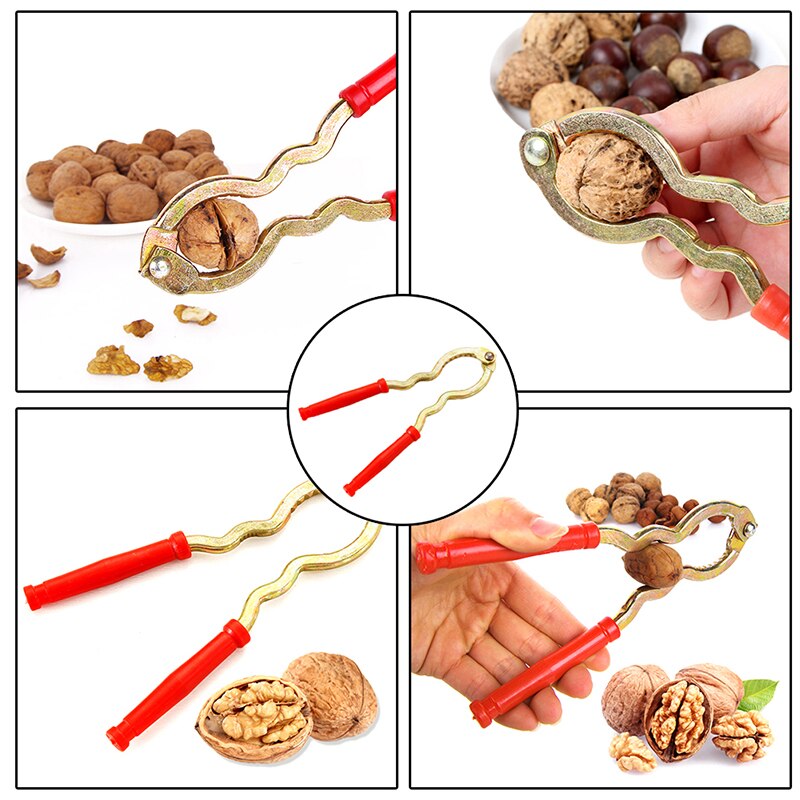 Nut Cracker Walnut Pecan Filbert Tool Cracker Nut Clip Sheller Crack Nutcracker Clamp Plier Almond Hazel Tool Cracker Sheller