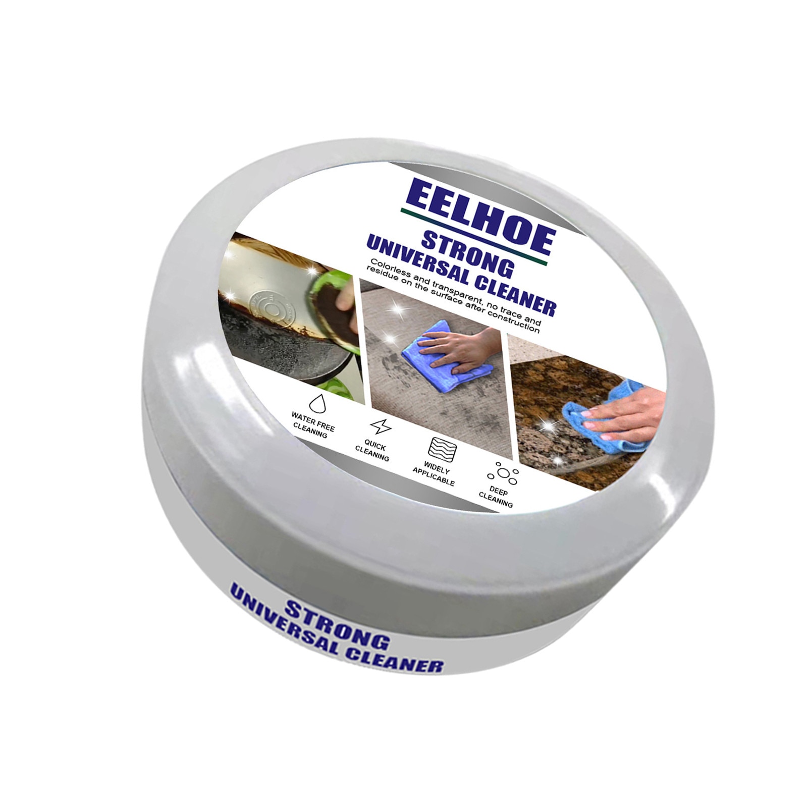 Kitchen Pot Cleaner Dirt Rust Remover Charred Stainless Steel Wok Pot Stains Cleanning Multi-purpose Grease Cleaner