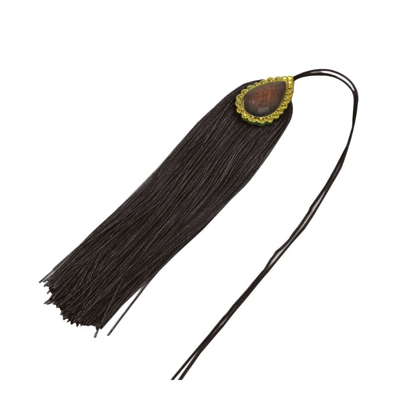 Handgjorda buddha pärldisk dekoration polyester tofsar med hängande ring siden  r9jf: 14