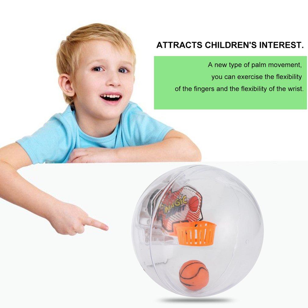 Handheld Electronic Basketball Game with LED Light & Sounds Reducing Pressure LN