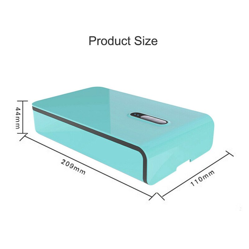 UV Smartphone Disinfection Box UV Cleaner Smart Phone Aromatherapy UV Box with USB Port Can Charge The Phone