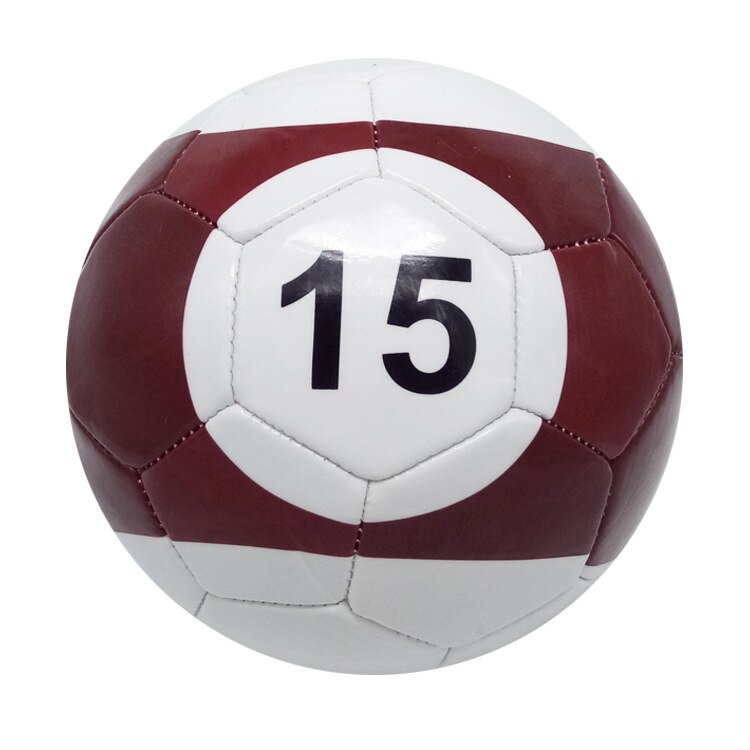 3# Gaint Snook Ball Snookball Snooker Billiards Soccer 8 Inch Game Huge Pool Football Include Air Pump Soccer Toy Poolball: No15