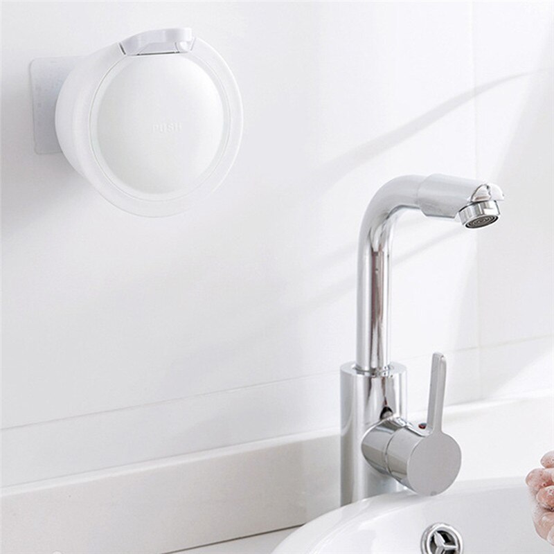 Ścienny dozownik robić mydła wodoodporna przyssawka mydelniczka robić łazienki kuchnia instrukcja plastikowy uchwyt na mydło Distributeur De Savon