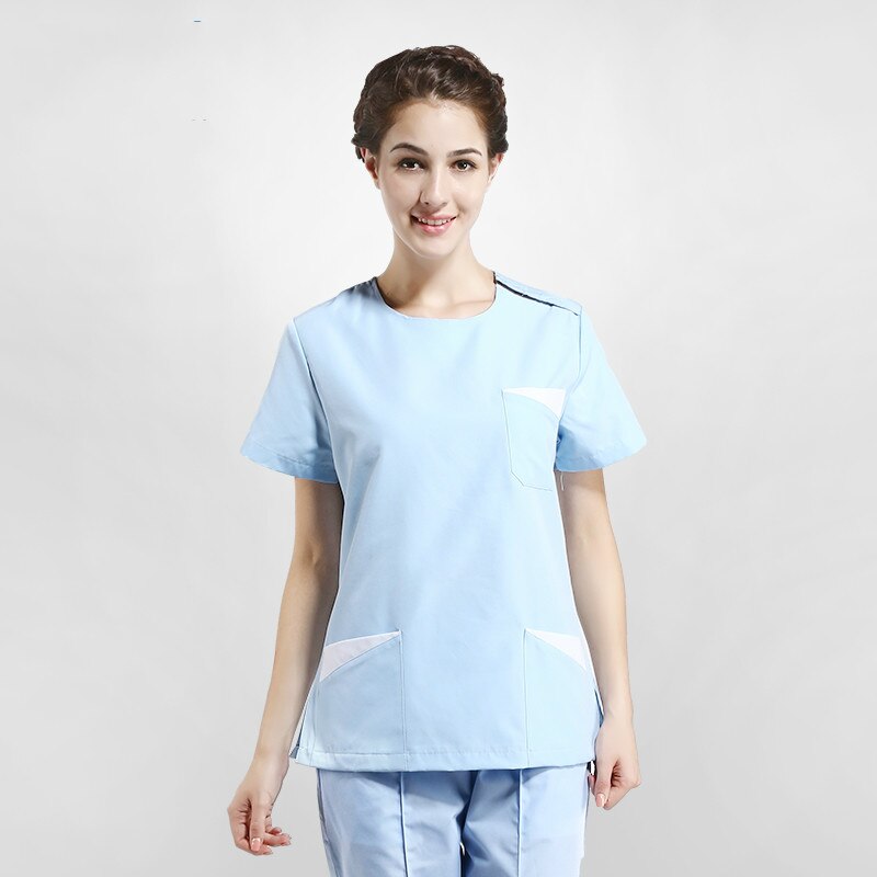 Operating room women's short-sleeved hand washing clothes separate set shabu hand washing clothes work clothes set