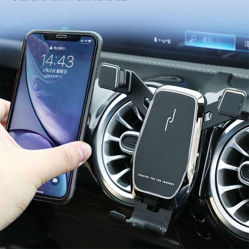 Telefonholder til mercedes benz  w177 a klasse bil luftventilator beslag auto telefonholder til mercedes benz a klasse  w177