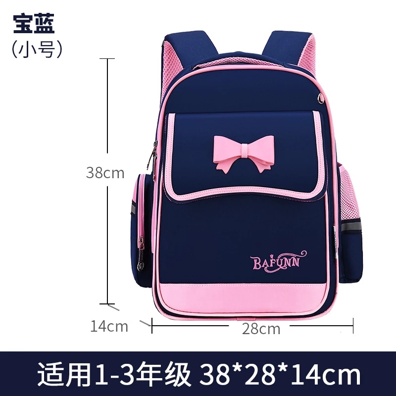 Kinderen Schooltassen Meisjes Orthopedische Rugzak Kids Prinses Rugzakken Schooltassen Basisschool Rugzak Kids Satchel Mochila: S blue