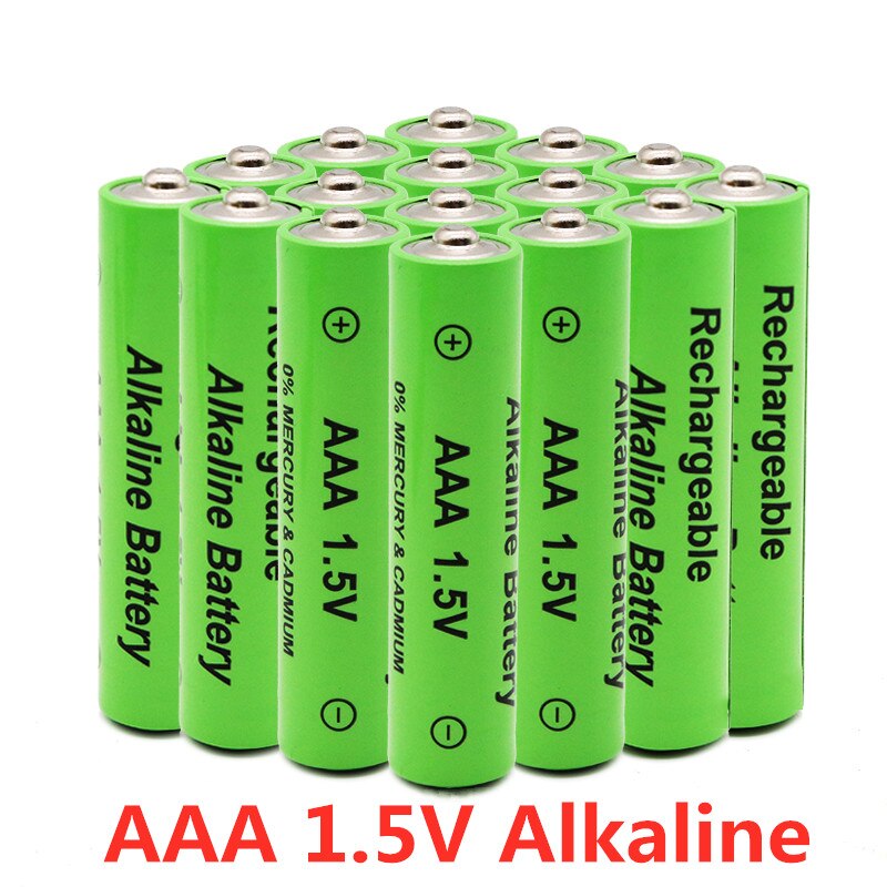 Batería alcalina AAA 2100mah 1,5 V, batería recargable AAA para mando a distancia, batería de juguete ligera,