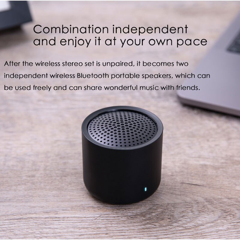 Originele Xiaomi Draadloze Draagbare Bluetooth Speaker 5.0 Muziek Audio 2.0 Tws Stereo Sound Speaker Met Mic Voor Iphone Ipad Tablet