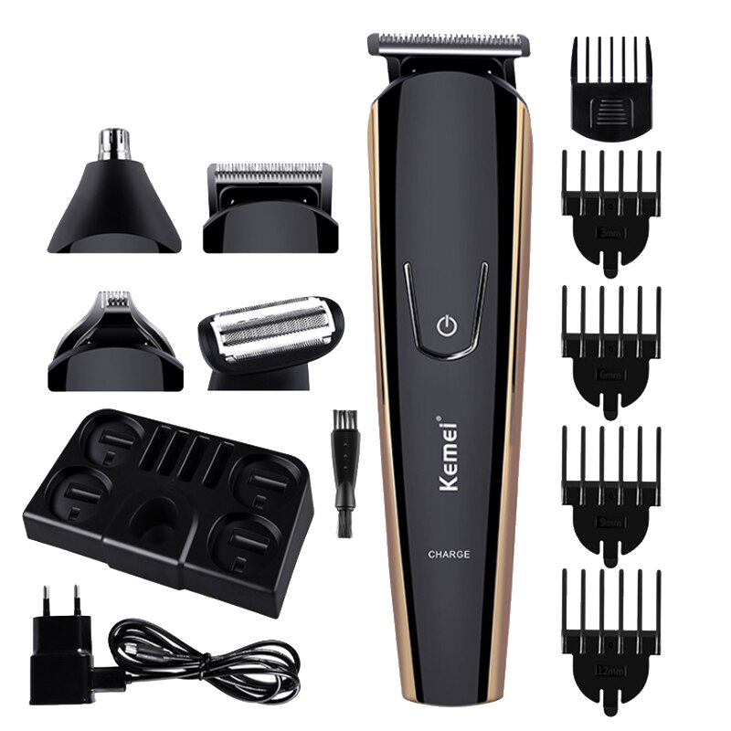 5in1 Sideburns Rasor Kemel Nostril Hair Trimmer Kamei Cutter Kemey Edging Kmei Trim in Nose Ear Kimei Beard Epilator Keimei Shav: No retail box / US Plug