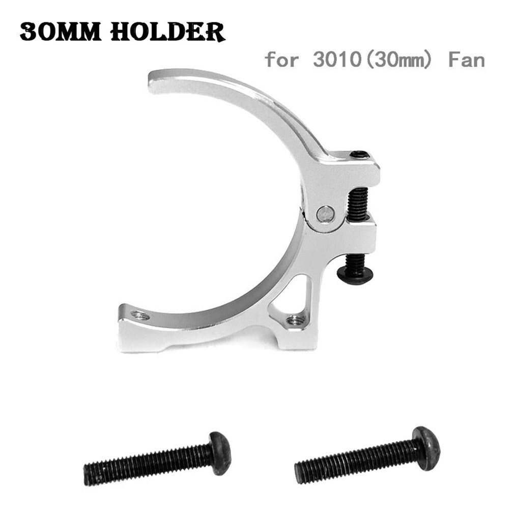 Rc motor køleventilator 40 x 40mm aluminiumsholder til 1/10 1/8 rc biler 4068 4082 4092 4074 4274 4268 børsteløs motor: Hvid 30cm