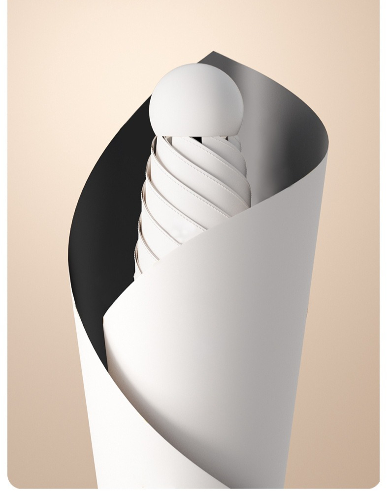 Paraguas plegable de vinilo, sombrilla portátil para lluvia y sol, sombrilla UV, sombrilla de bolsillo pequeña para protección de doble uso