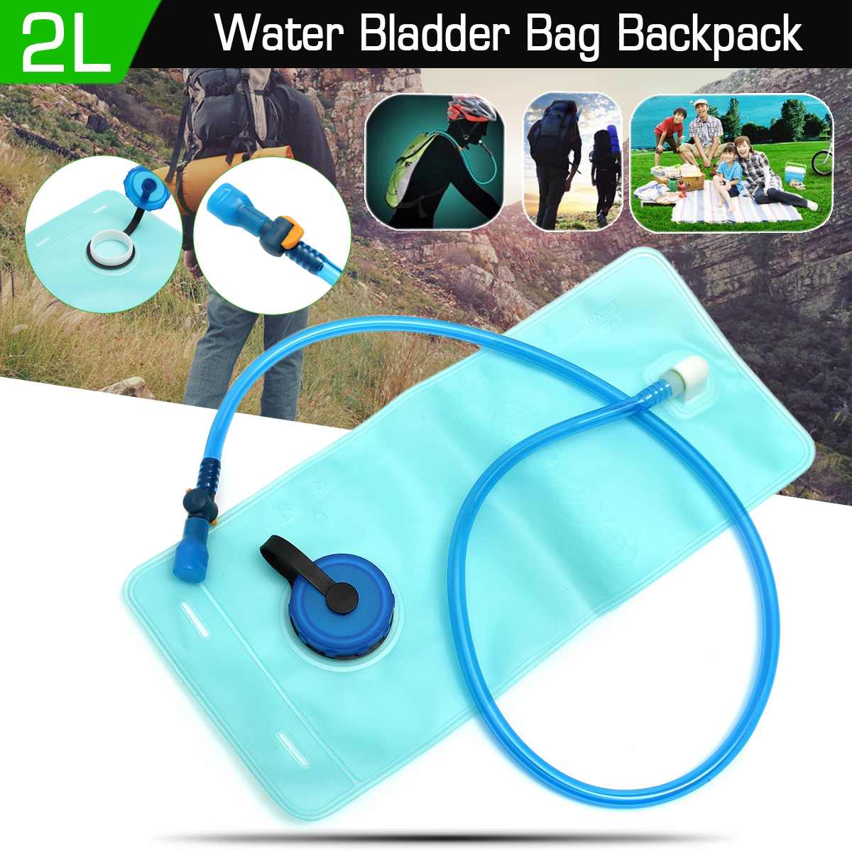 2L Eva Fiets Waterzak Bag Blaas Hydratatie Rugzakken Camping Wandelen Water Bag