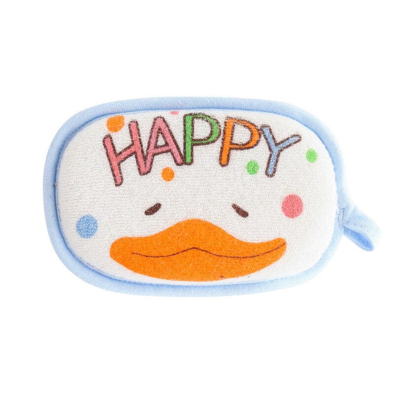 Animales de dibujos animados bebé esponja baño niños en forma de T Toalla de baño Bola de baño colorido recién nacido bebé accesorios de baño para 0-3 años