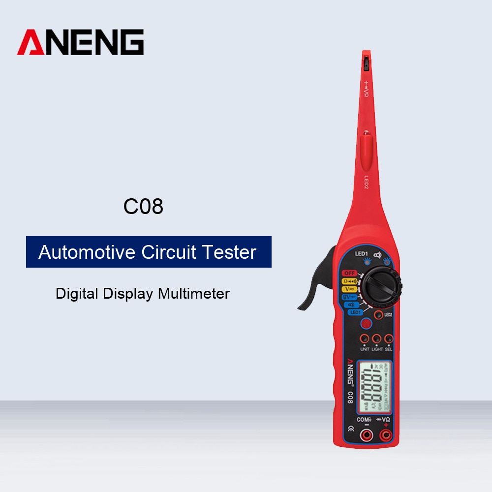 ANENG Automotive Circuit Tester Digital Display Multimeter Automotive Circuit Fault Detection Circuit Maintenance Inspection