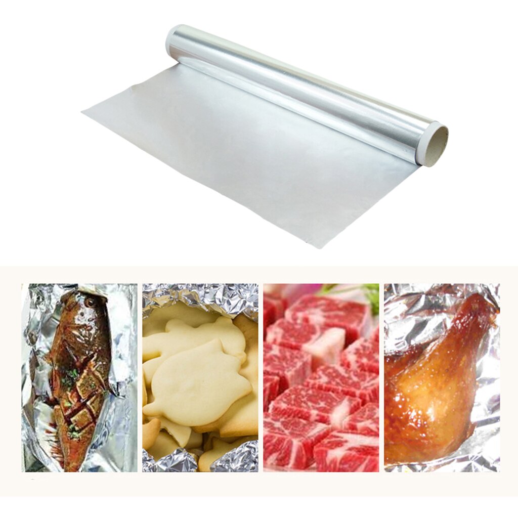 Aluminum Foil Barbecue Aluminum Foil Paper For BBQ Kitchen Baking Food Wrap