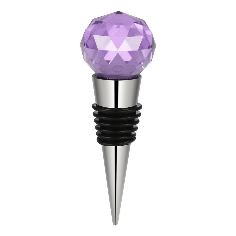 Diamond Crystal Stainless Steel Champagne Stopper Sparkling Wine Bottle Plug Seal Wine Bottle Stopper Kitchen Bar Tools 30mm: A