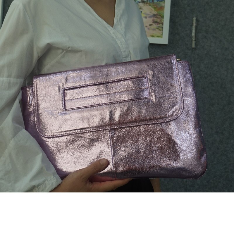 Shiny women clutch Large capacity Crossbody Bags for female handbag Ladies Clutches Laptop Bag For Macbook Pouch Bag: purple