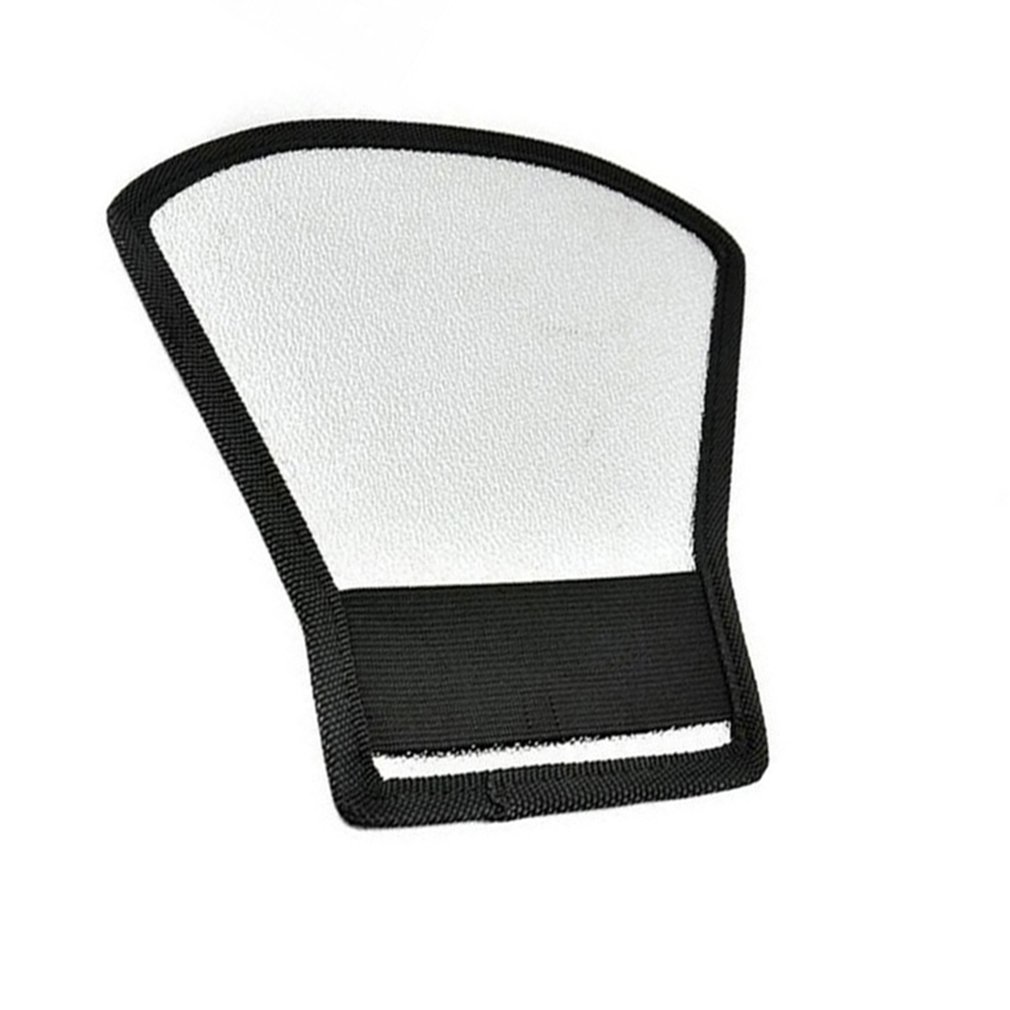 Universal dslr câmera flash speedlite difusor prata/branco refletor placa softbox luz suave para tirar fotos