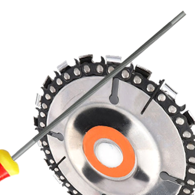 3 Pcs Round High Carbon Steel Sharpening Chainsaw Saw Chain Files Sharpener for Woodwork Chainsaw File 4/4.8/5.5mm