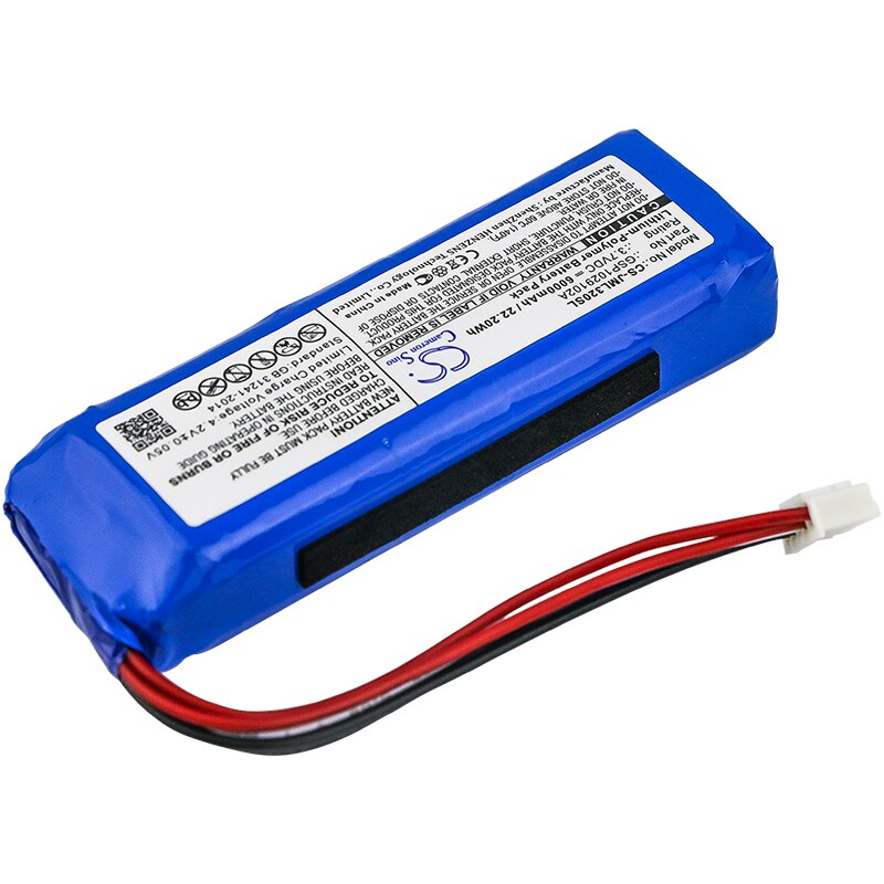 Batterie 6000mah Gsp1029102a Pour Jbl Charge 3 Cha Grandado