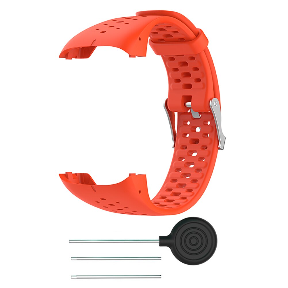 Correa de reloj de silicona hueca para deportes, pulsera inteligente Polar M400/430 GPS