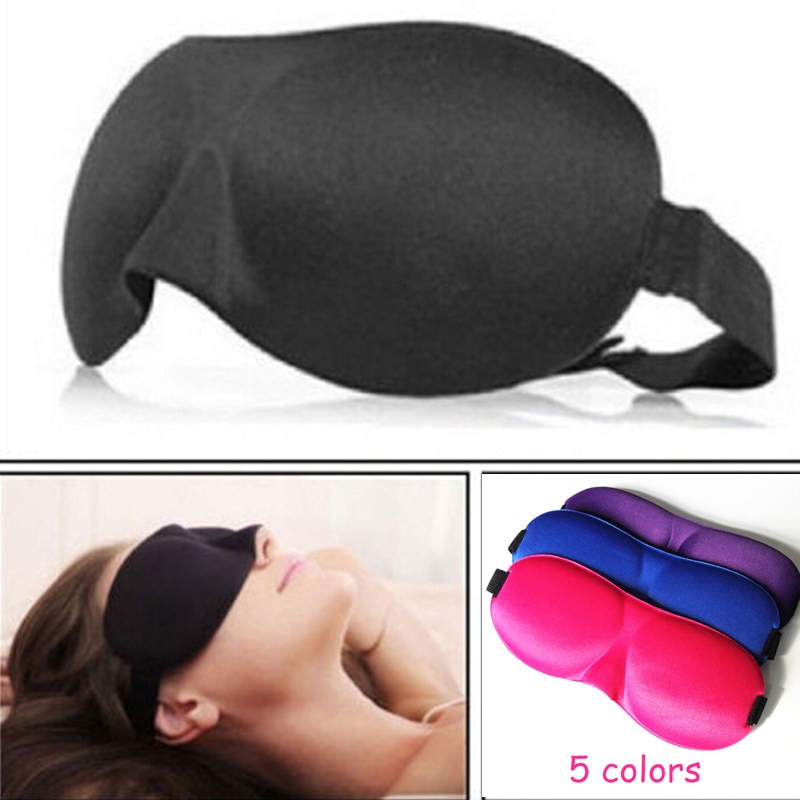 Antifaz para dormir para hombre y mujer, parche suave para descanso de ojos con 3D y sujetador estilo visera de colores variados, portátil, 1 unidad, unisex