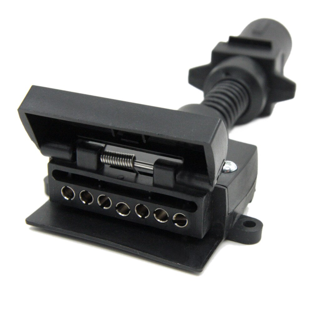 TIROL T21615a 7 Pin Australian Connector Trailer Boat Truck Car Parts Plug Adaptor 7 Pin Socket with Clamp