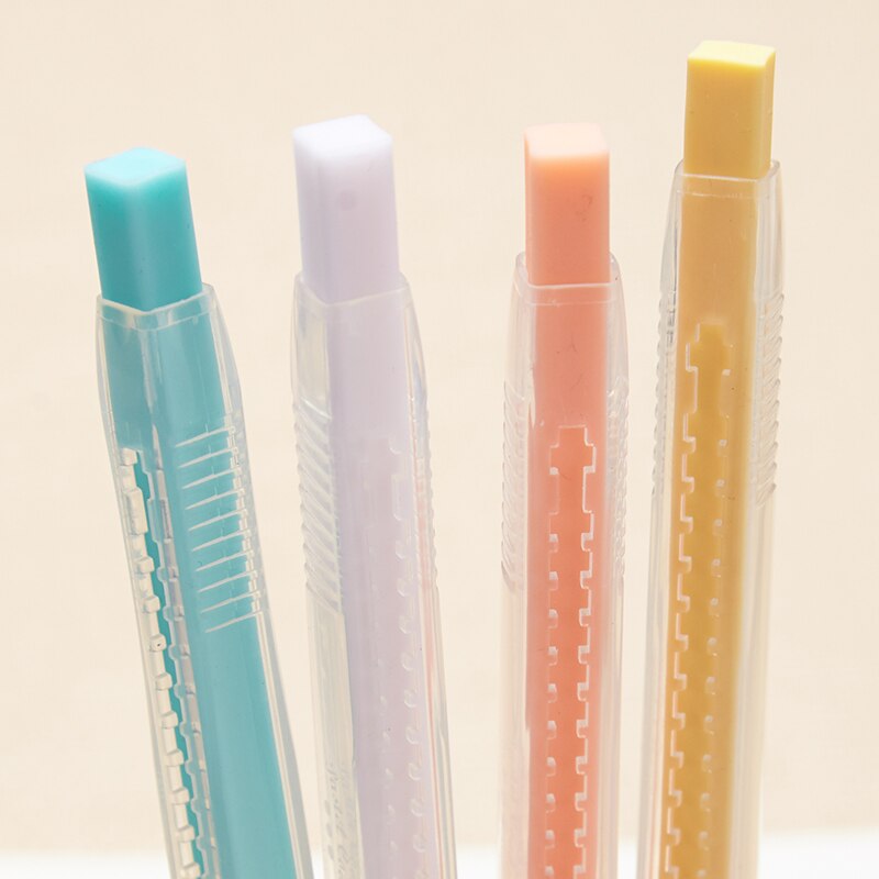 Japanese KOKUYO Push-pull Pencil Eraser Rubber Sketch Painting Art Stationery Cute Kid Student School Supplies