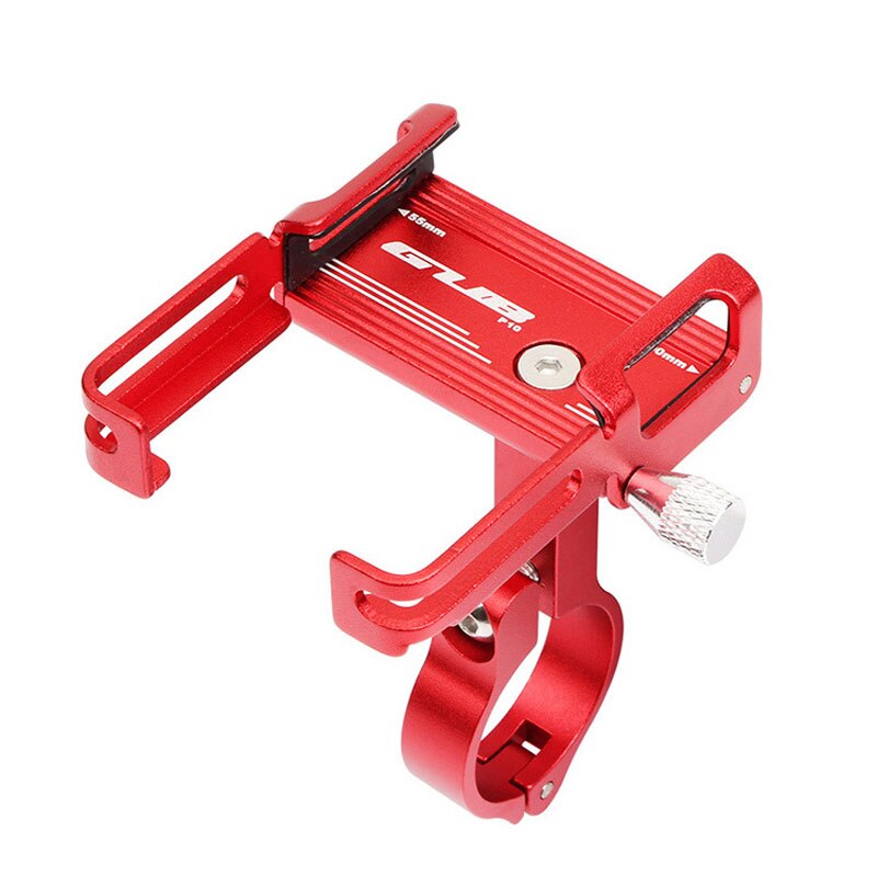 GUB P10 G-81 Aluminium Fiets Mobiele Telefoon Houder Verbeterde Vier-klauw Telefoon Stand voor Bike Elektrische fiets motorfiets: P10 Red