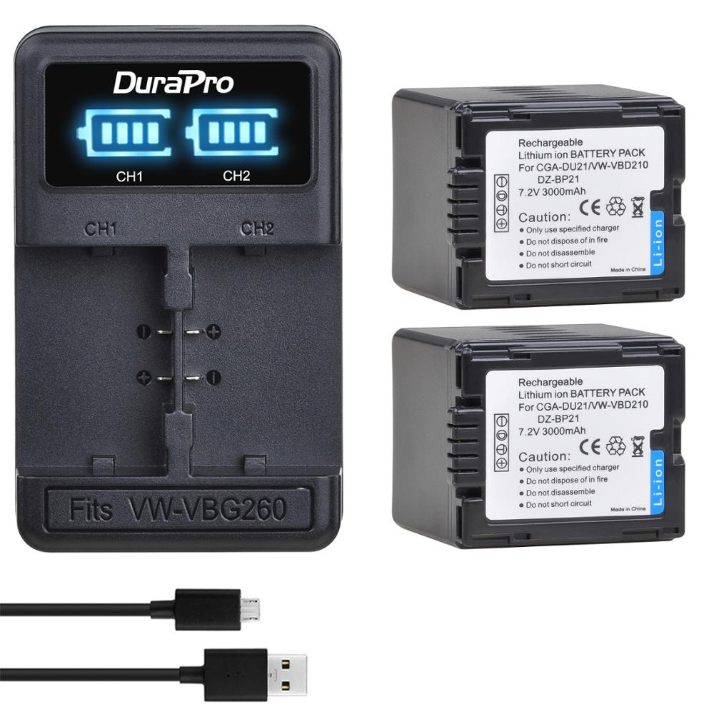 4 Pc CGA-DU21 Cga DU14 VW-VBD210 Batterij Lader Set Voor Panasonic NV-GS330 GS400 GS408 GS500 GS508 MX500 PV-GS90 GS120 GS150