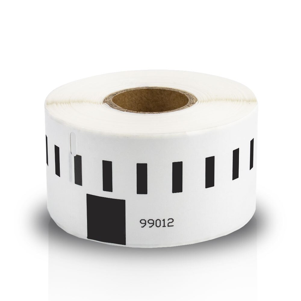 Termopappersetikettrulle 11354 11352 11355 99010 99012 30323 30252 99014 utskrivbara pappersklistermärken för dymo labelwriter 450 turbo