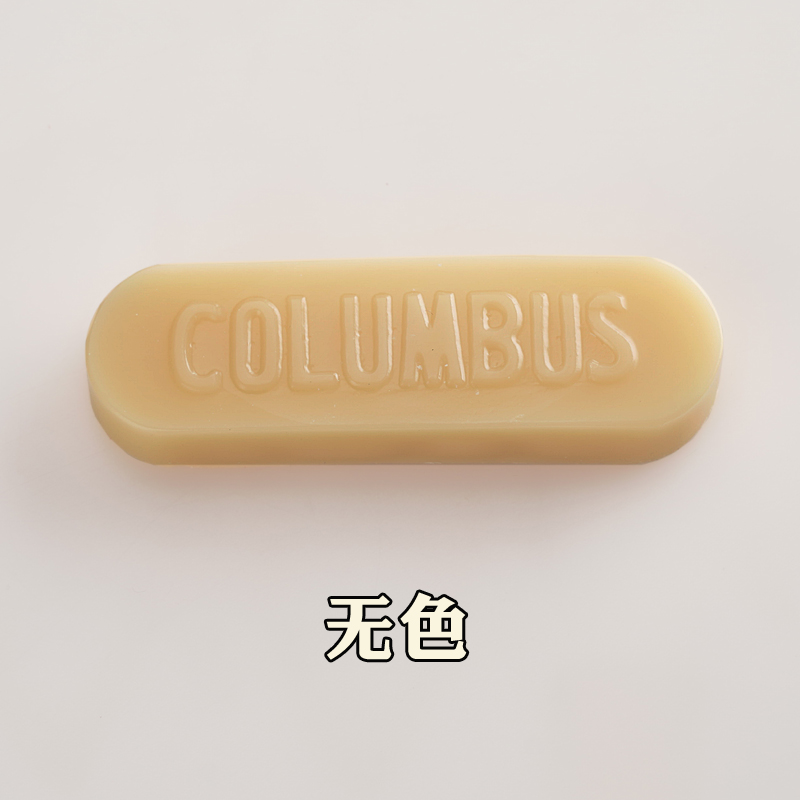 Japan Imported COLUMBUS Columbus Leather Edge Wax Grinding Edge Wax Leather Edge Polishing Leather Production leather paint: colorless