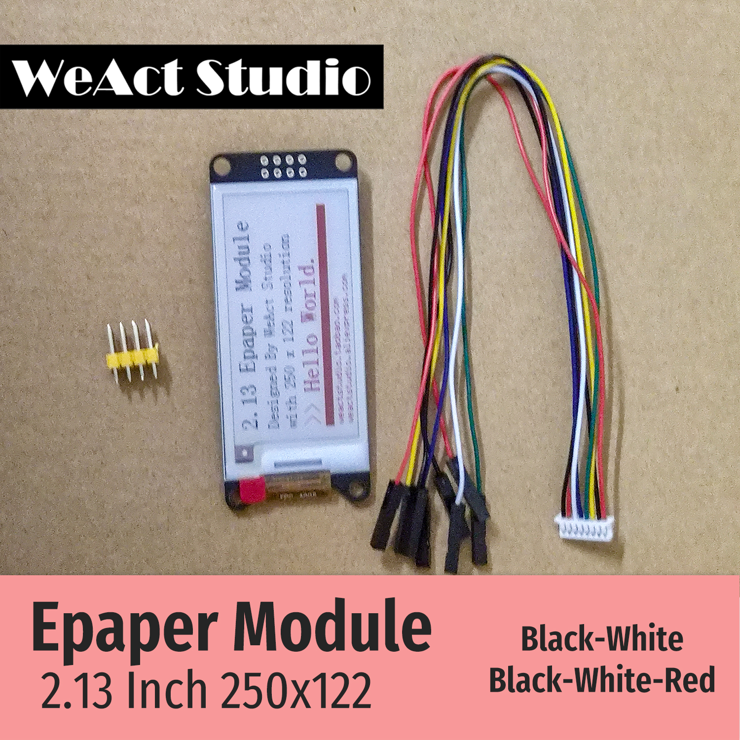 WeAct 2.9'' 2.13" 2.9 2.13 Inch Epaper Module E-paper E-Ink EInk Display Screen SPI Black-White Black-White-Red