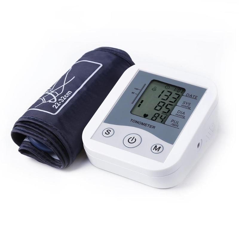 1PC Blood Pressure Monitor Upper Arm Blood Pressure Meter Digital Blood Pressure Measure Tool for Measuring Arterial Pressure