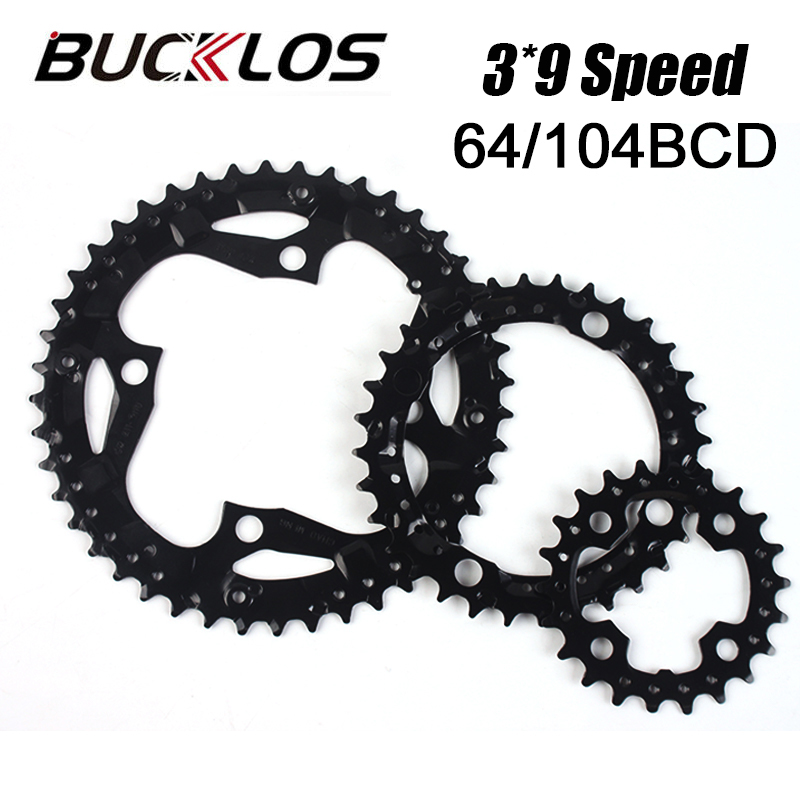 3*9 Speed Fiets Kettingblad 104/64BCD Fiets Chain Ring 22T 32T 44T Mtb Kettingwiel 27 Speed Fiets Ster Mtb Crankstel Deel