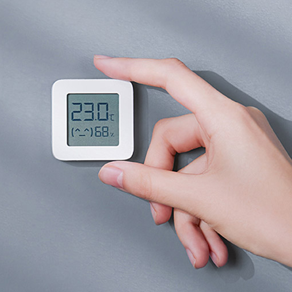 XIAOMI Mijia-termómetro Bluetooth 2, higrómetro eléctrico inteligente Digital inalámbrico, funciona con batería