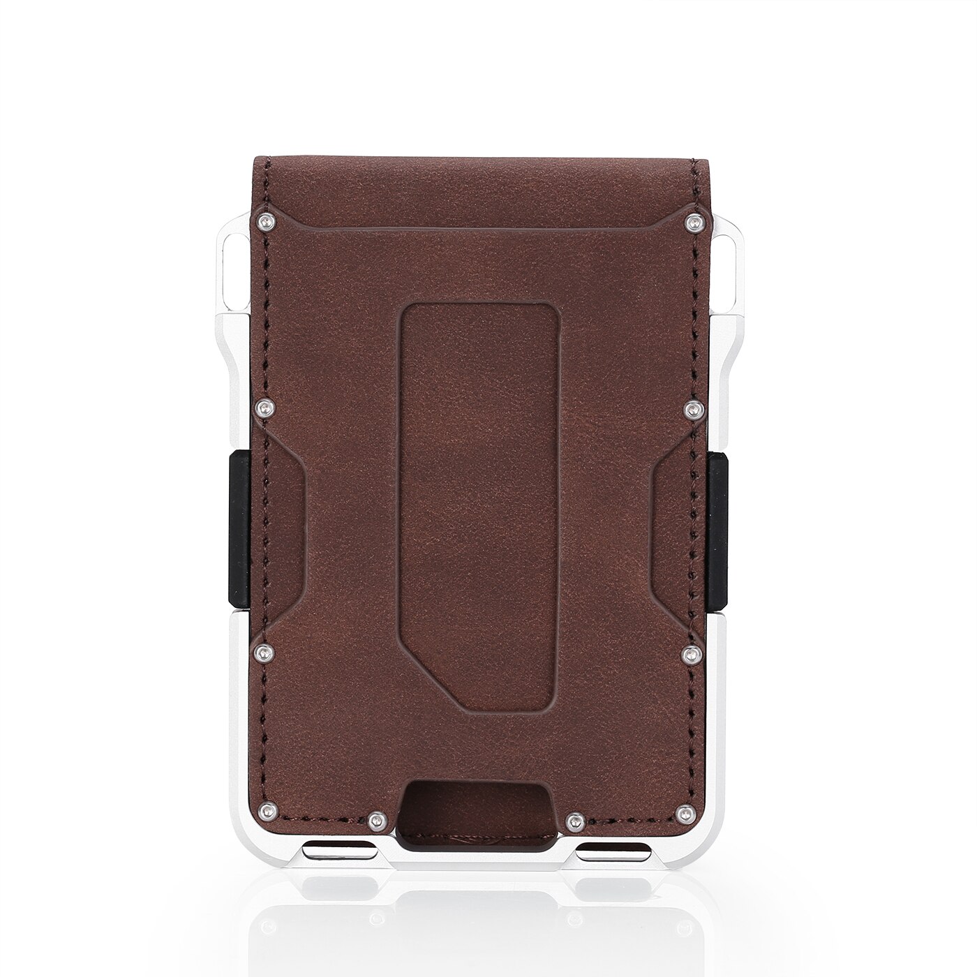 Antitheft Card Holder PU Leather Men Credit Card Wallet Busienss Case Pocket Anti-Theft RFID Bank Credit Card Male Purse: 2