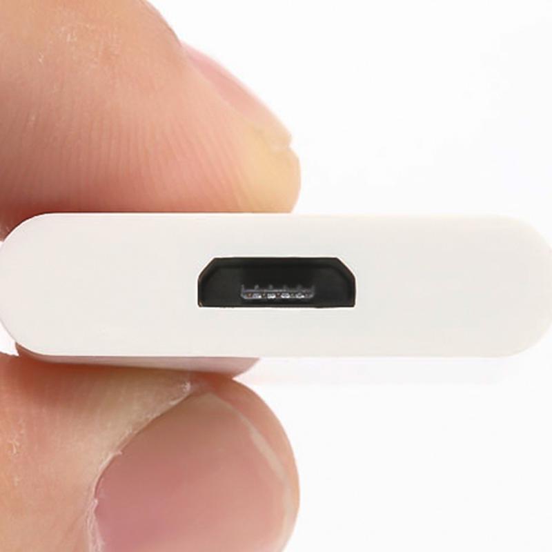 Micro Usb to 30 Pin charger converter Adapter for Apple iPhone 4 4s 3gs Ipod data synchronization adapter