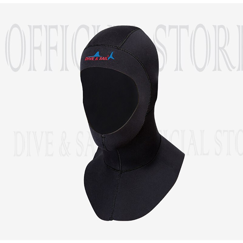 Dive & Sail Mannen Vrouwen 3Mm Neopreen Duiken Cap Cover Schouder Winter Warm Onderwatervissers Kappen Surf Surfen Snorkelen Dive hoofddeksels