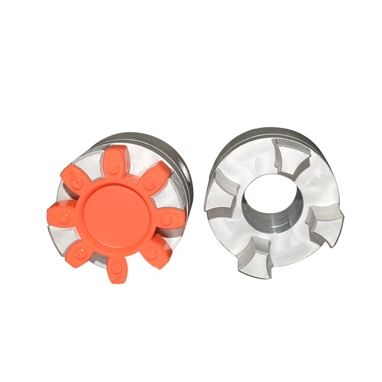 ball screw coupling diameter 55mm length 78mm plum shaped clamping flexible coupling shaft coupler encoder stepper motor