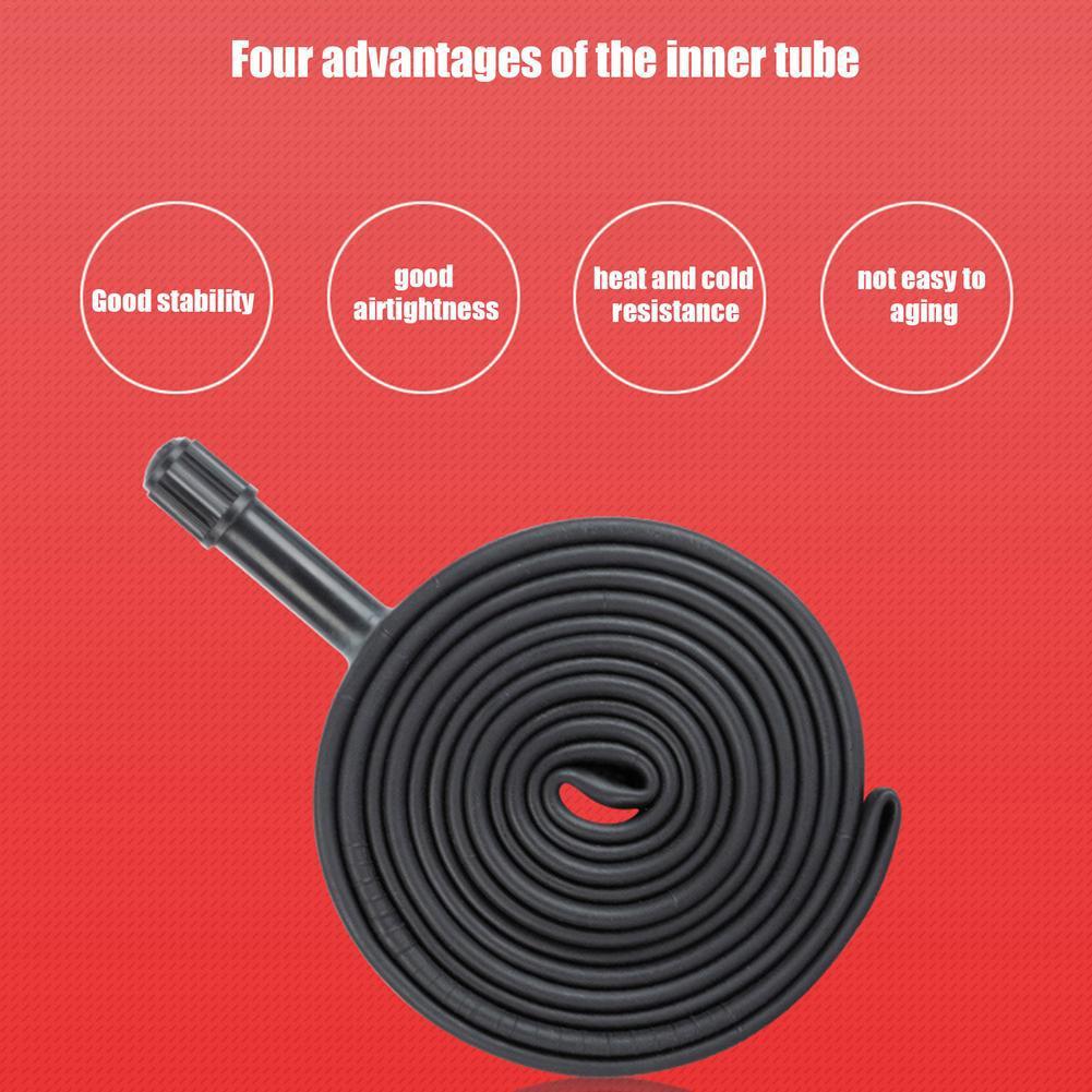 Bike Inner Tube For Mountain Road Bike Tyre Butyl Rubber Bicycle Tube Tire 23-25c 700c Presta Schrader Valve Tube Rubber Nozzle